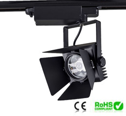 30W四页COB轨道灯